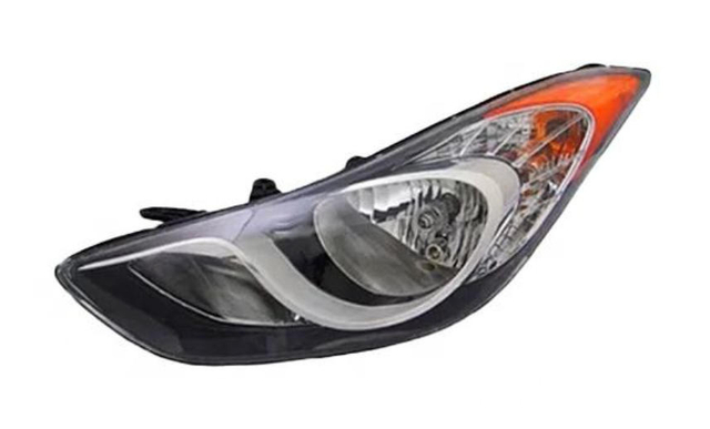 For Hyundai Elantra 2011-2015 Front Auto Halogen Headlight White ABS Material 2 Pair Standard Package Model 92101-3X000 921023X000 For HYUNDAI ELANTRA 2011 MD/U