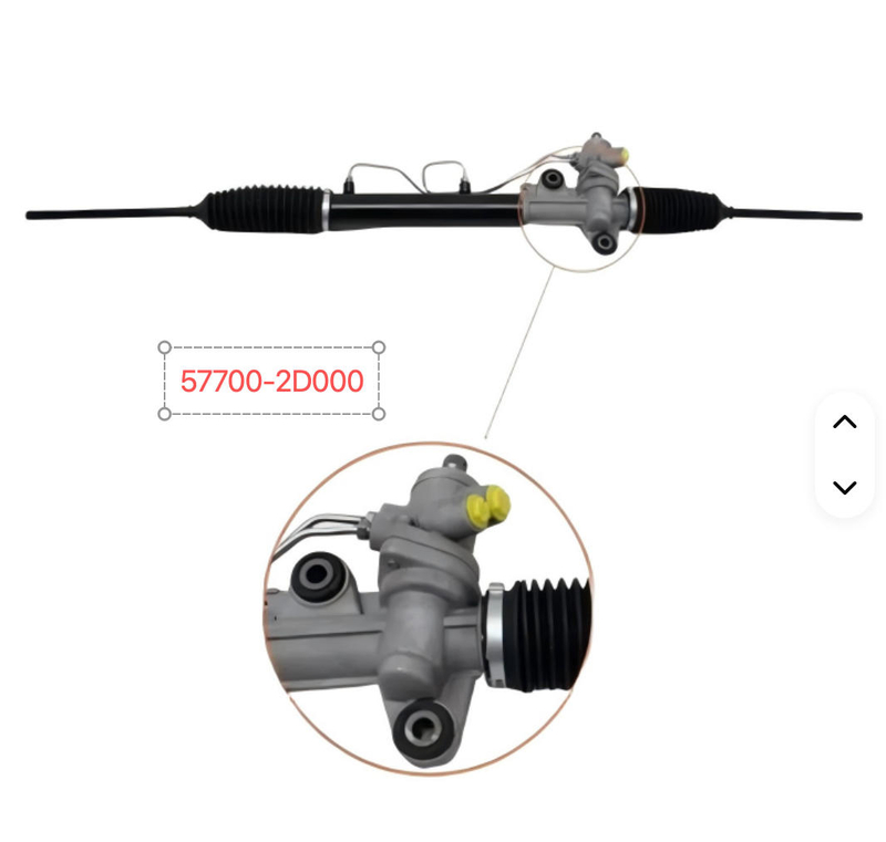 Factory 577002D000 LHD Car Steer Gears Auto Power Steering Rack for HYUNDAI ELANTRA JAC J5 57700-2D000